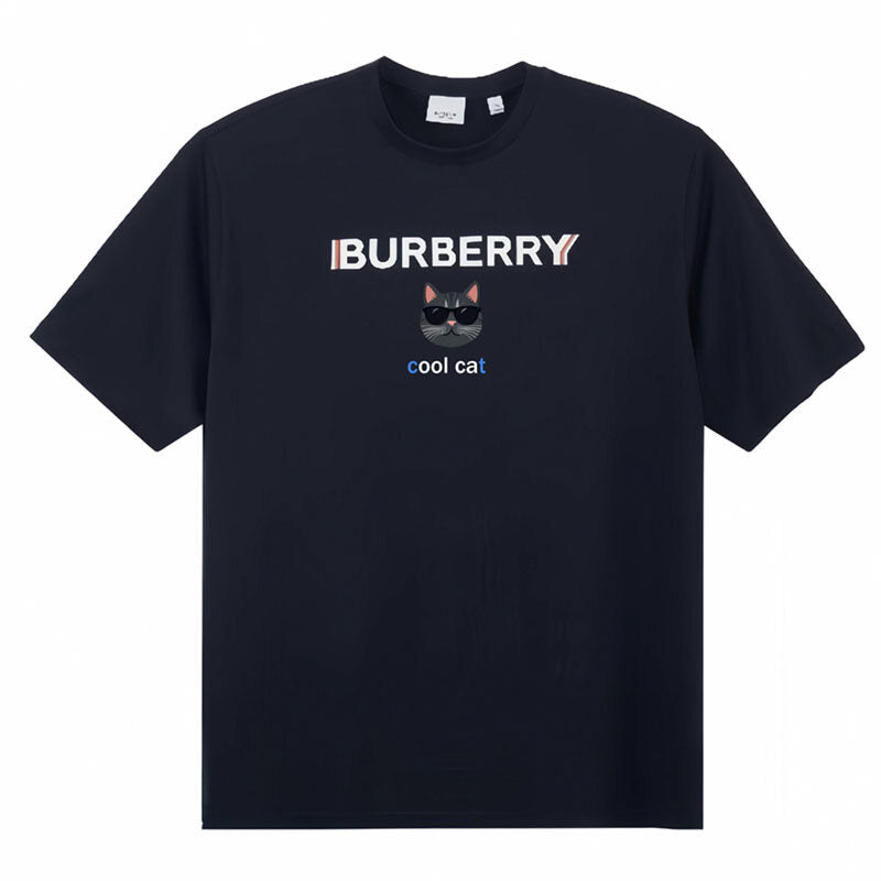 Burberry Kaos Logo Seri Huruf, Unisex, COD '"B-20