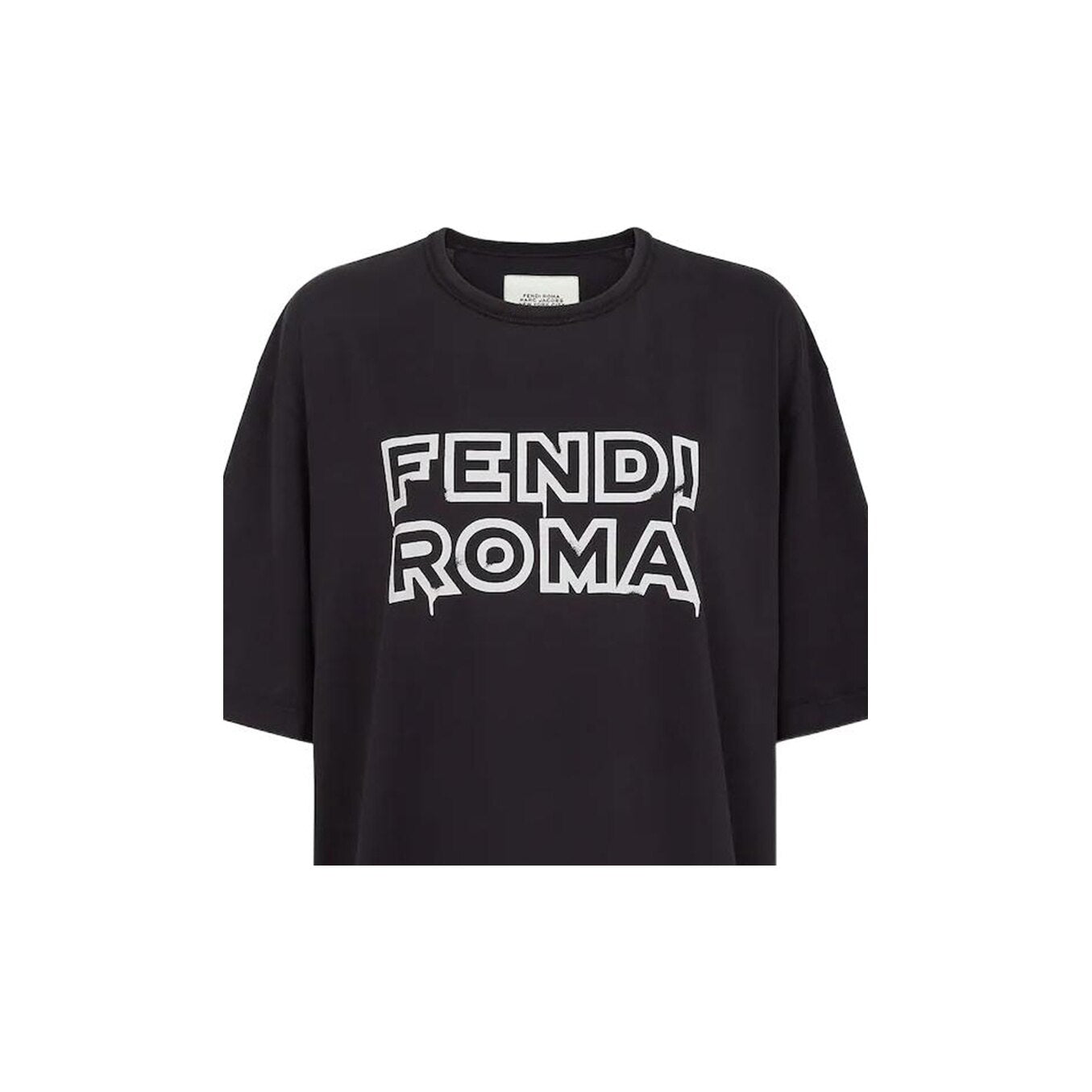 Kaos Pendek FENDI dengan Motif Gambar/Cetak, Cocok untuk Pria dan WanitaF-13