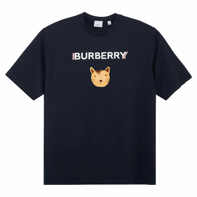 Burberry Kaos Logo Seri Huruf, Unisex, COD '"B-37
