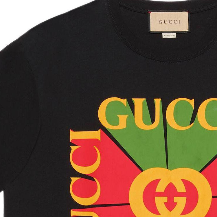 GUCCI Kaos Logo Seri Huruf, Unisex, COD '"    '"  G-55