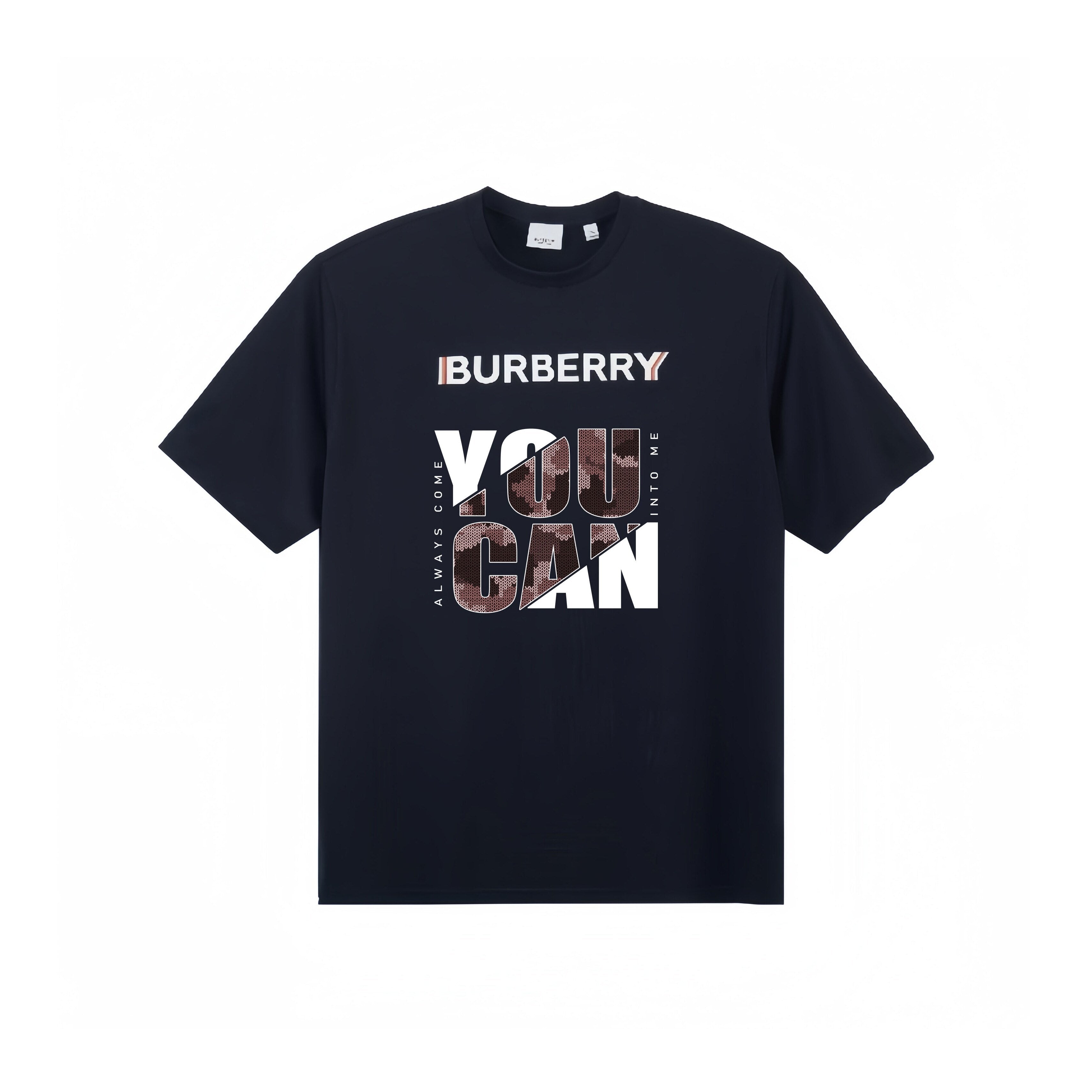 Burberry Kaos Logo Seri Huruf, Unisex, COD '"B-29