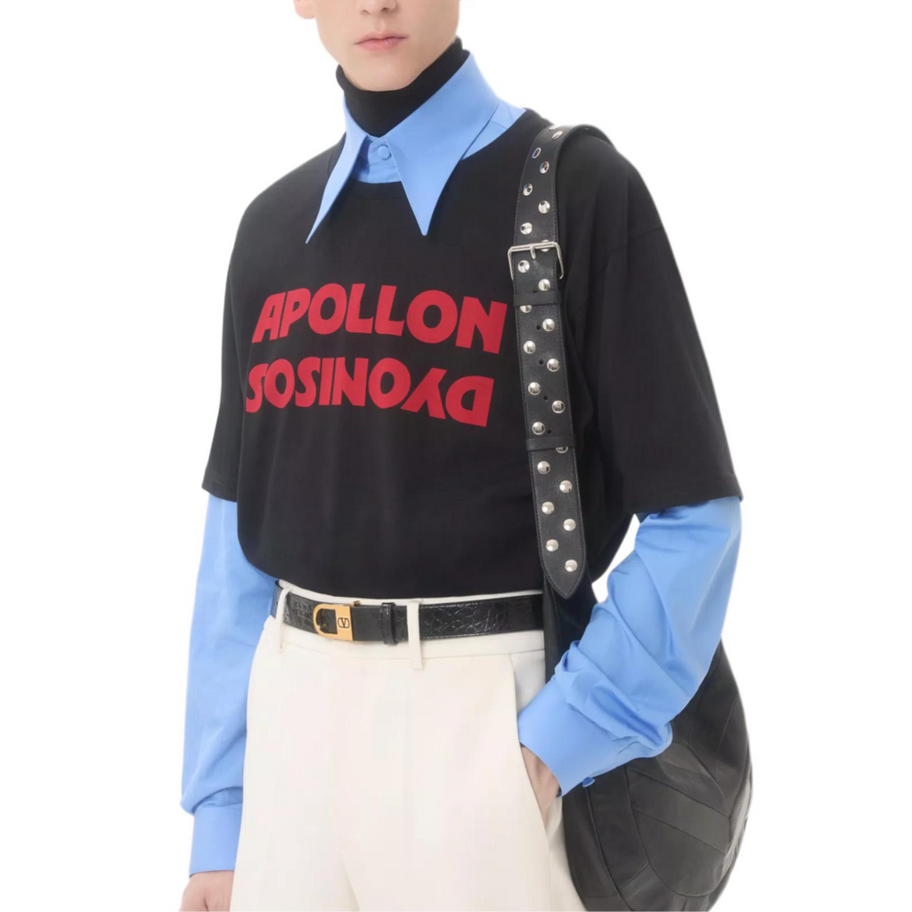 Kaos Pendek LOEWE dengan Motif Gambar/Cetak, Cocok untuk Pria dan Wanita -LE-26