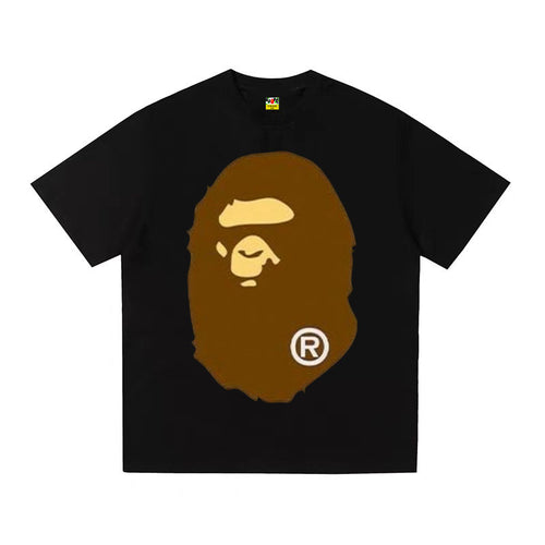 A BATHING APE Kaos Logo Seri Huruf, Unisex '"COD '"  AP-211