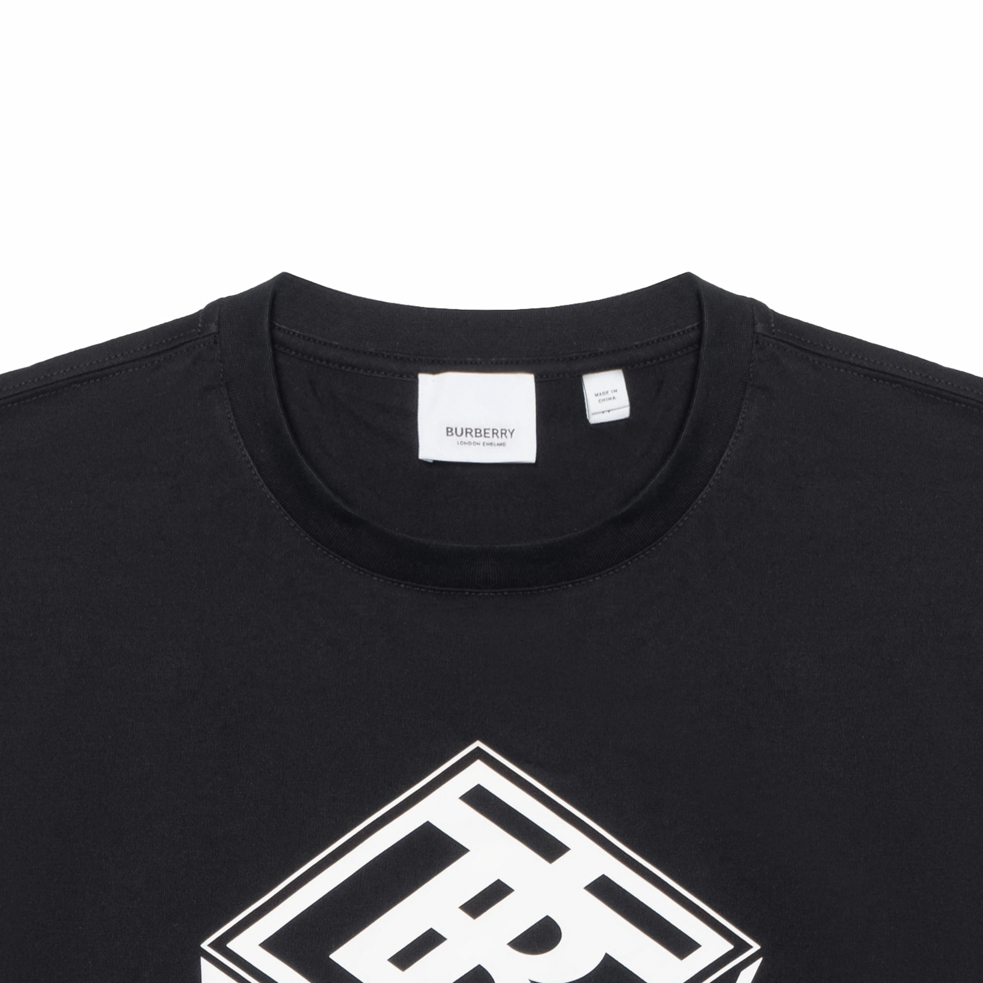 Burberry Kaos Logo Seri Huruf, Unisex, COD '"B-57