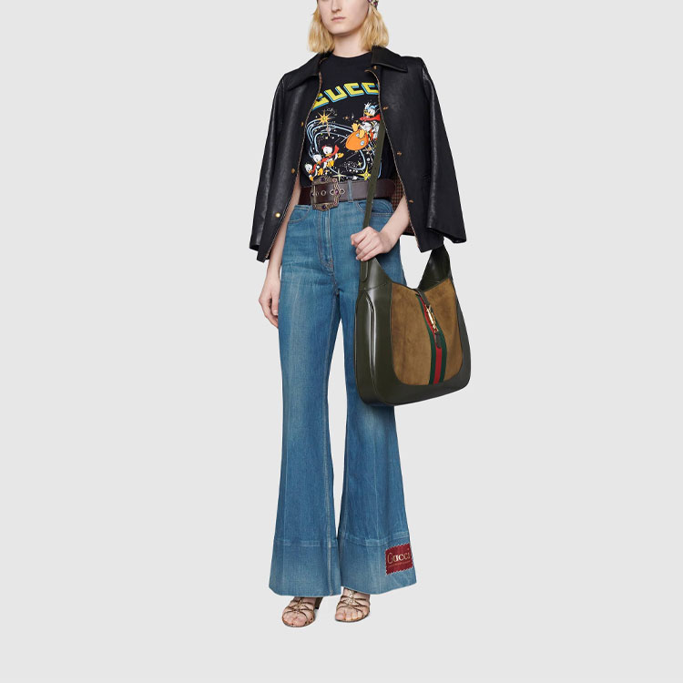 GUCCI Kaos Logo Seri Huruf, Unisex, COD '"   G-79