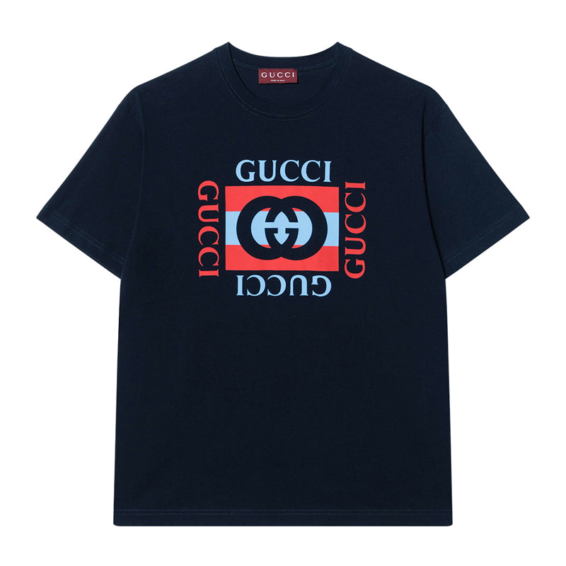 GUCCI Kaos Logo Seri Huruf, Unisex, COD '"    '"  G-10