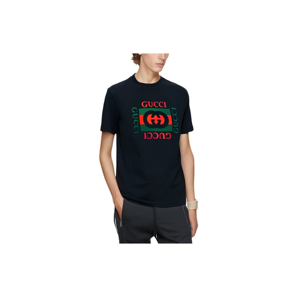 GUCCI Kaos Logo Seri Huruf, Unisex, COD '"    '"  G-52