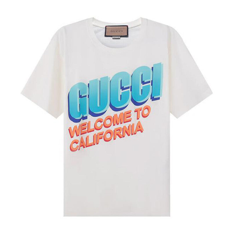 GUCCI Kaos Logo Seri Huruf, Unisex, COD '"    '"  G-39