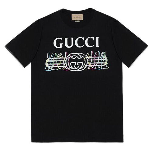 GUCCI Kaos Logo Seri Huruf, Unisex, COD '"    '"  G-43
