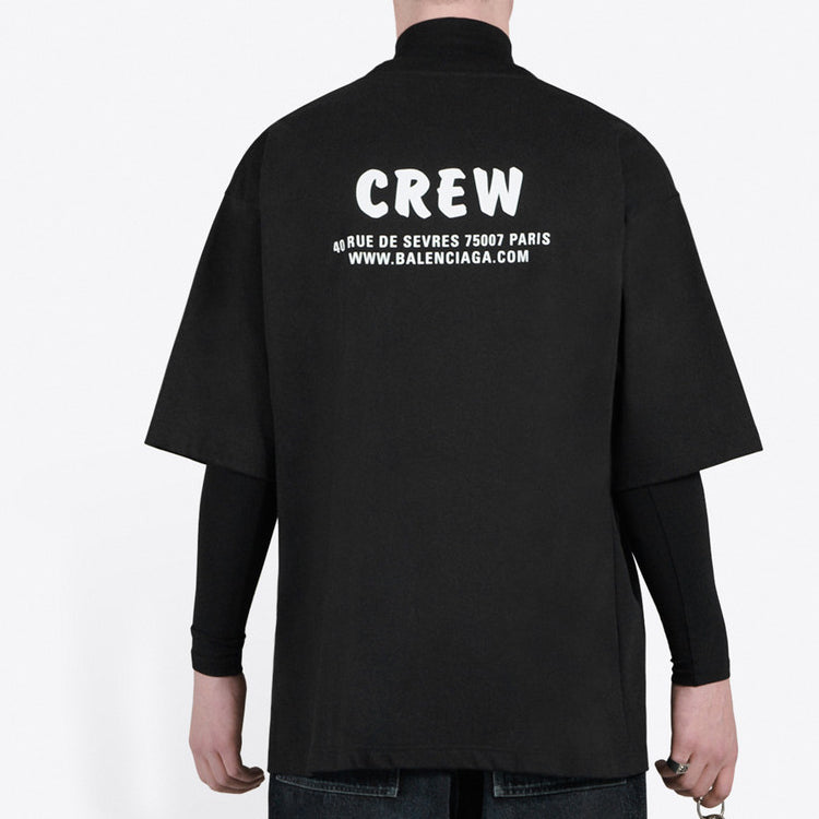 Kaos Pendek Balenciaga dengan Motif Gambar/Cetak, Cocok untuk Pria dan Wanita -BL-41