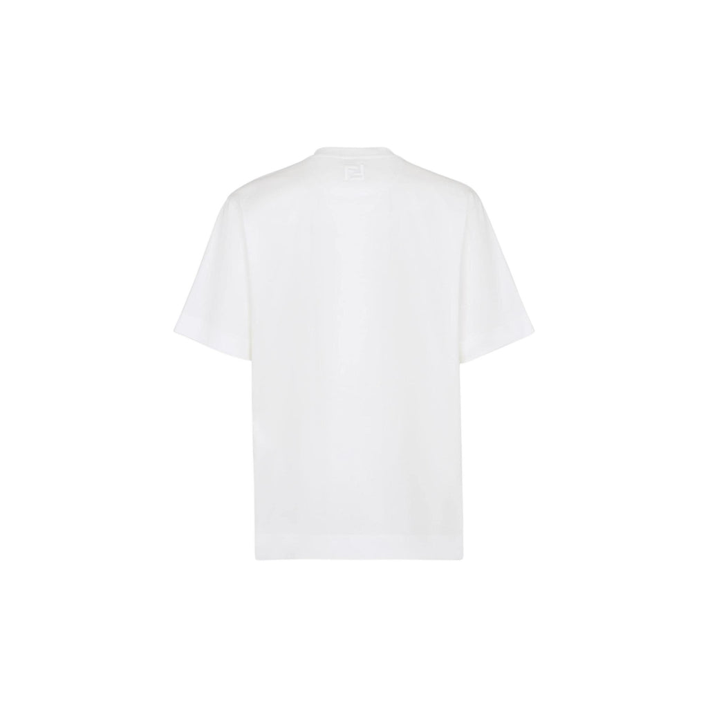 Kaos Pendek FENDI dengan Motif Gambar/Cetak, Cocok untuk Pria dan WanitaF-26