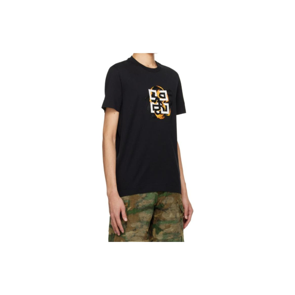 Kaos Givenchy Bermotif, Unisex -J-20