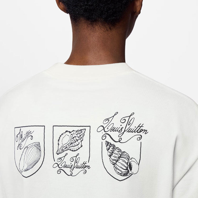 LV Kaos Logo Seri Huruf, Unisex, COD '-L-08