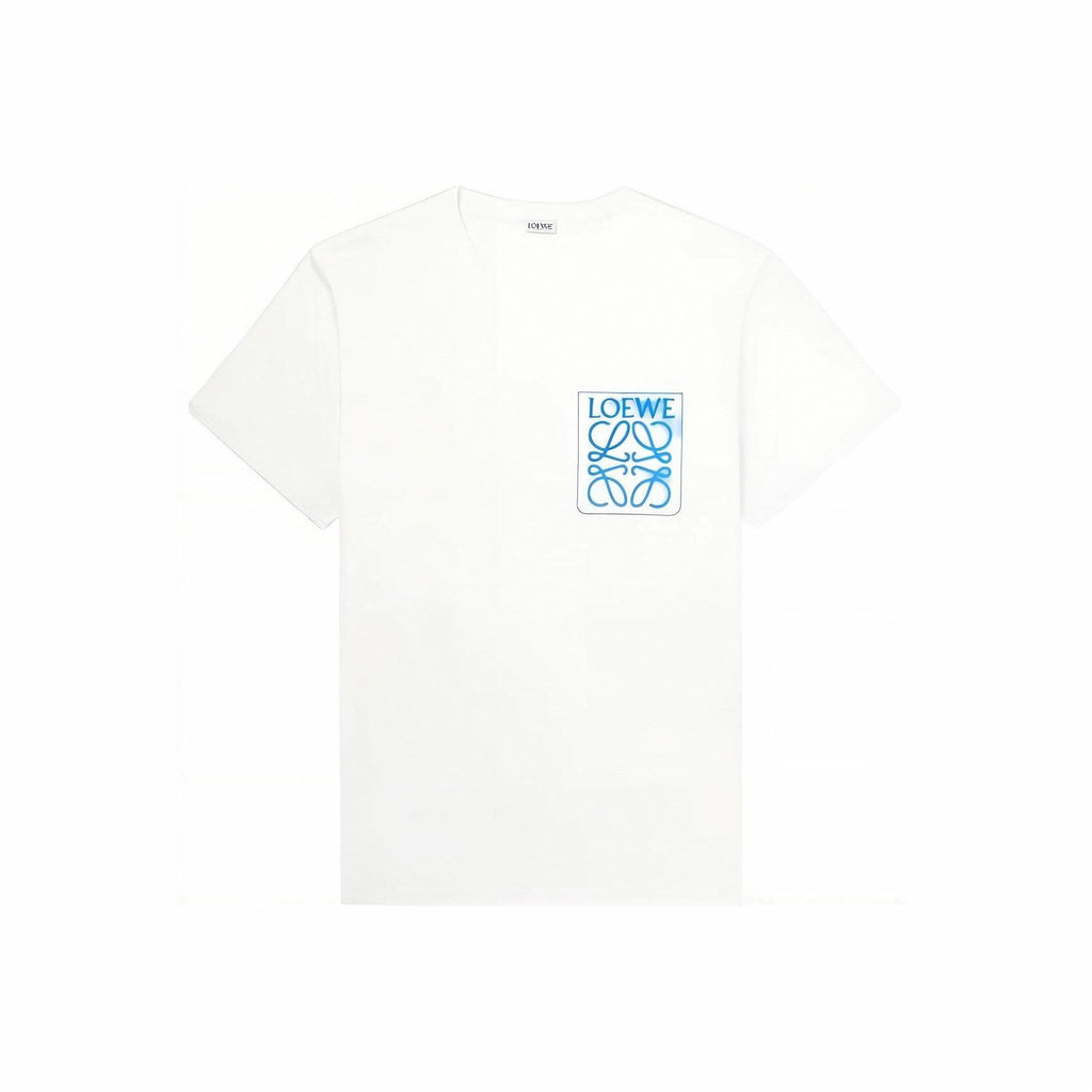 Kaos Pendek LOEWE dengan Motif Gambar/Cetak, Cocok untuk Pria dan Wanita -LE-03