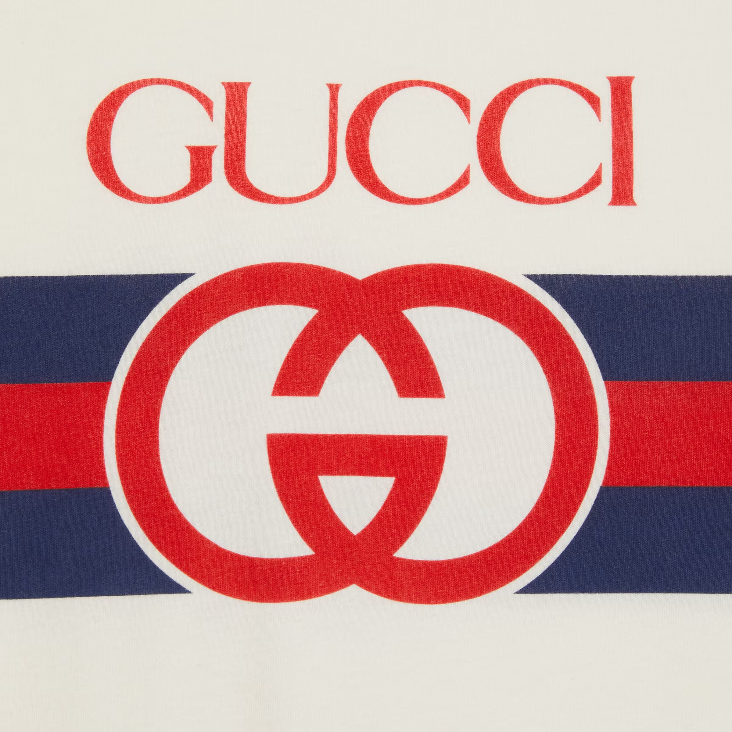 GUCCI Kaos Logo Seri Huruf, Unisex, COD '"    '"  G-49
