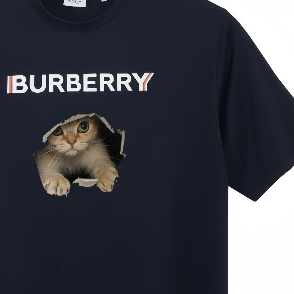 Burberry Kaos Logo Seri Huruf, Unisex, COD '"B-35