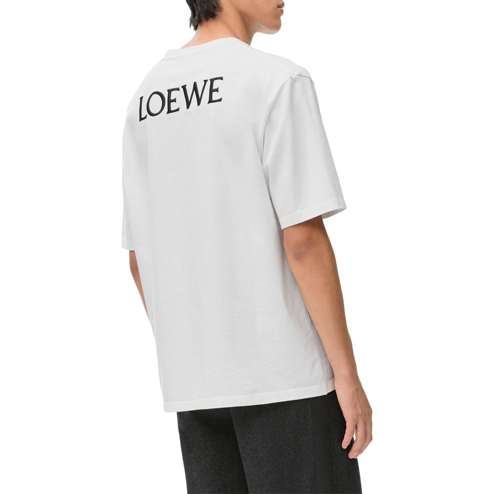 Kaos Pendek LOEWE dengan Motif Gambar/Cetak, Cocok untuk Pria dan Wanita -LE-15