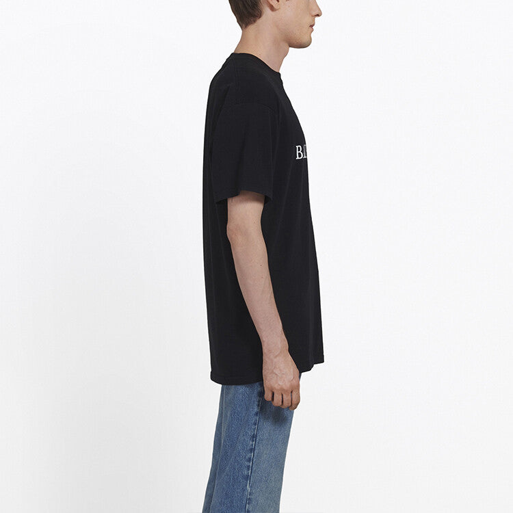 Kaos Pendek Balenciaga dengan Motif Gambar/Cetak, Cocok untuk Pria dan Wanita -BL-16