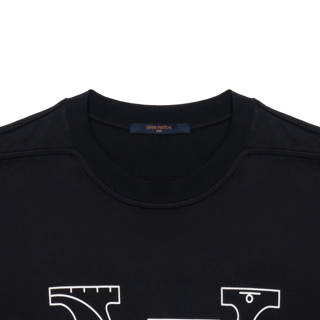 LV Kaos Logo Seri Huruf, Unisex, COD '-L-21