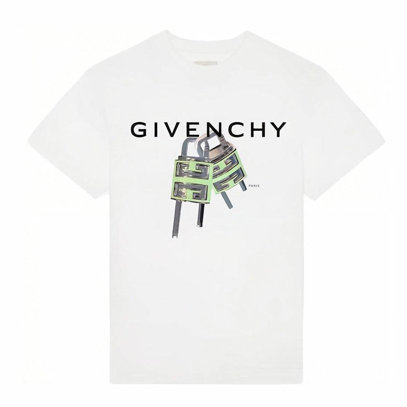 Kaos Givenchy Bermotif, Unisex -J-02
