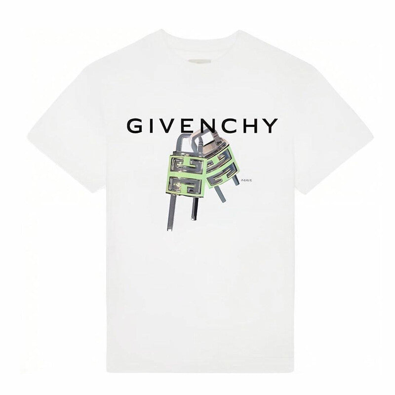 Kaos Givenchy Bermotif, Unisex -J-02