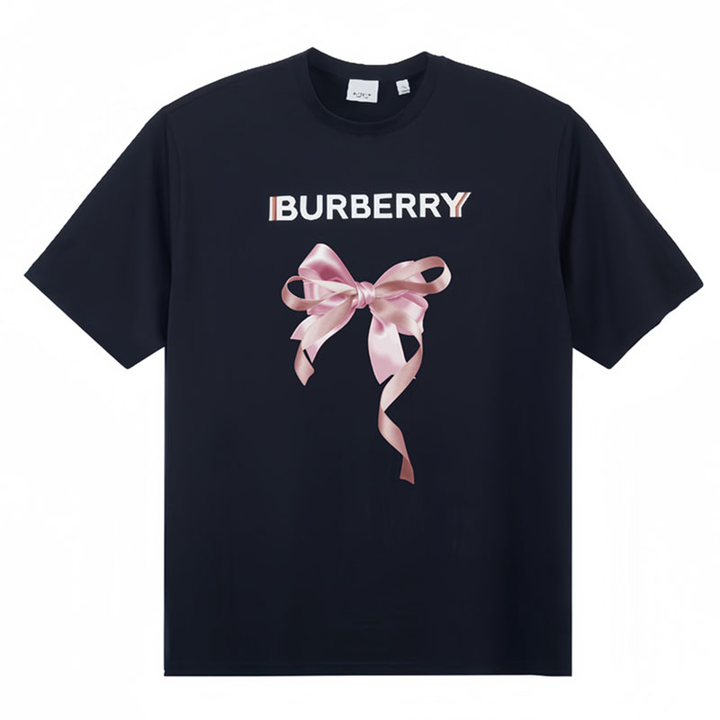 Burberry Kaos Logo Seri Huruf, Unisex, COD '"B-25