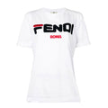 Kaos Pendek FENDI dengan Motif Gambar/Cetak, Cocok untuk Pria dan WanitaF-28