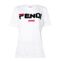 Kaos Pendek FENDI dengan Motif Gambar/Cetak, Cocok untuk Pria dan WanitaF-28