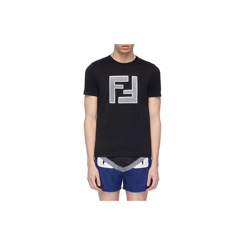 Kaos Pendek FENDI dengan Motif Gambar/Cetak, Cocok untuk Pria dan WanitaF-29