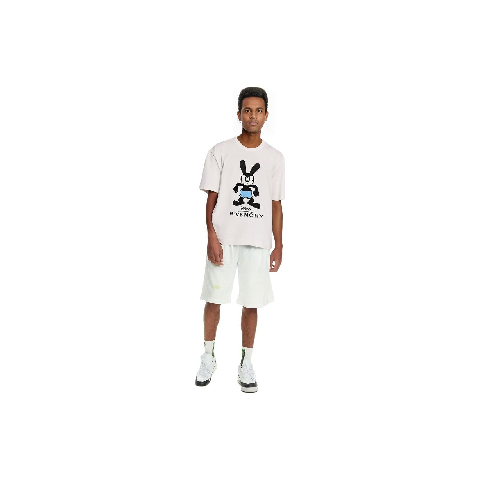 Kaos Givenchy Bermotif, Unisex -J-43