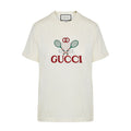 GUCCI Kaos Logo Seri Huruf, Unisex, COD '"  G-66