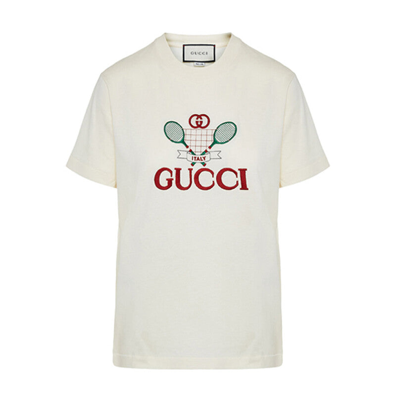GUCCI Kaos Logo Seri Huruf, Unisex, COD '"  G-66