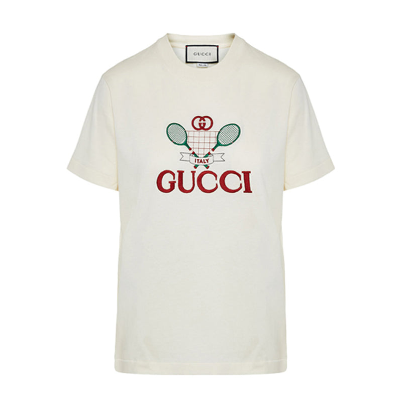 GUCCI Kaos Logo Seri Huruf, Unisex, COD '"  G-66
