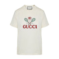 GUCCI Kaos Logo Seri Huruf, Unisex, COD '"  G-66