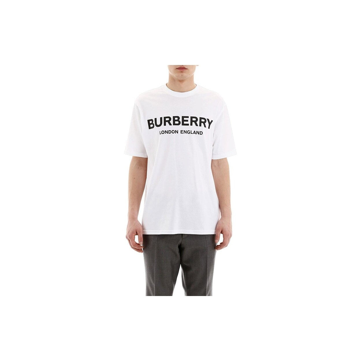 Burberry Kaos Logo Seri Huruf, Unisex, COD '"B-49