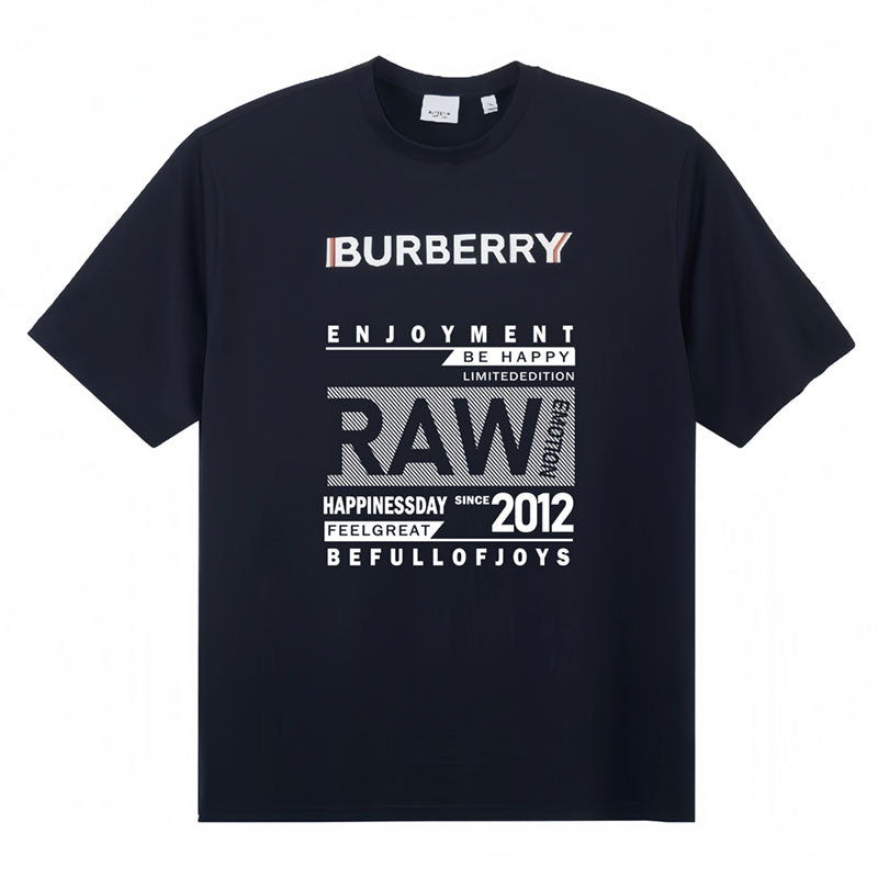 Burberry Kaos Logo Seri Huruf, Unisex, COD '"B-30