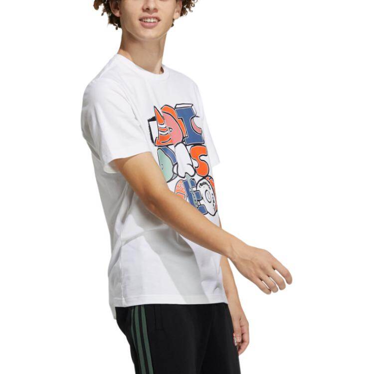 adidas Kaos Logo Seri Huruf, Unisex, COD '" AD-19