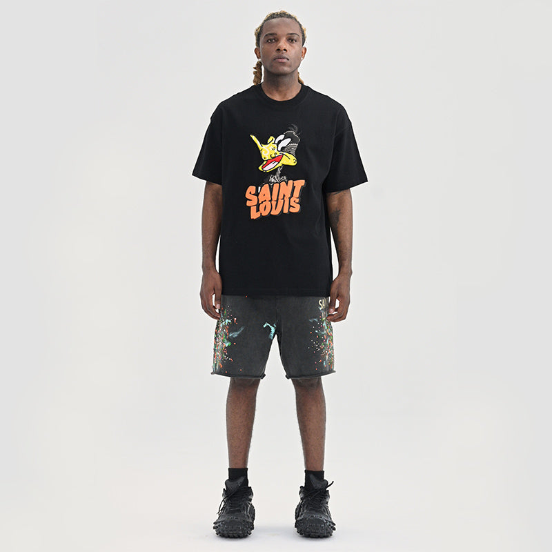 LV Kaos Logo Seri Huruf, Unisex, COD '-L-28