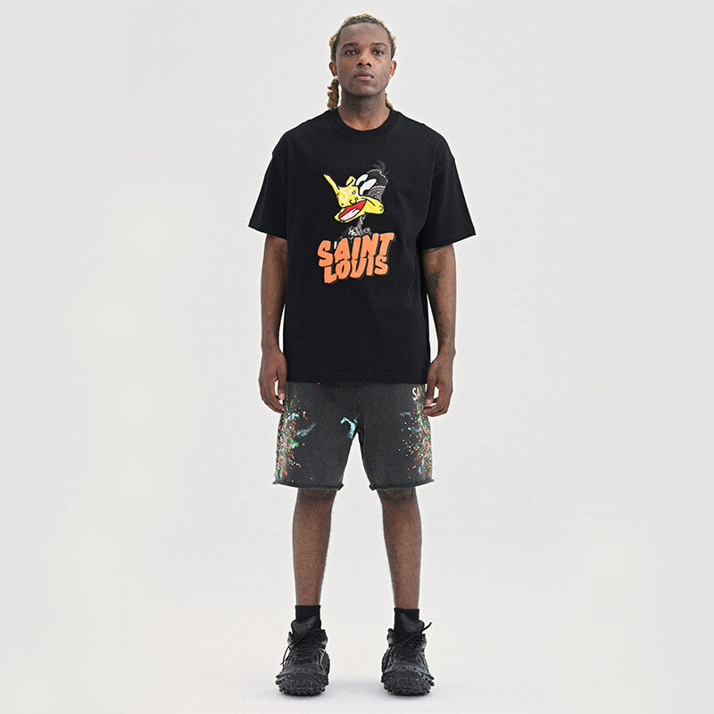 LV Kaos Logo Seri Huruf, Unisex, COD '-L-28