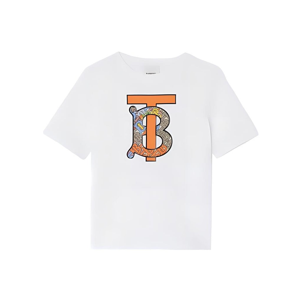 Burberry Kaos Logo Seri Huruf, Unisex, COD '"B-68