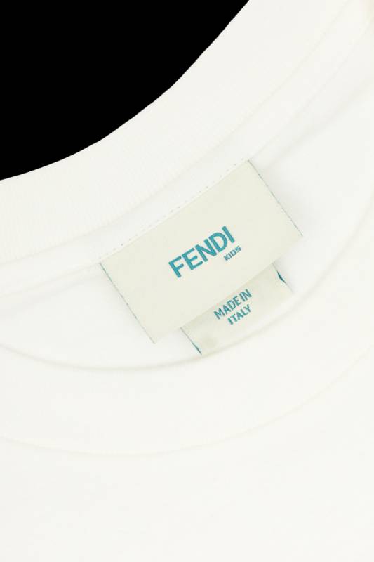 Kaos Pendek FENDI dengan Motif Gambar/Cetak, Cocok untuk Pria dan WanitaF-38