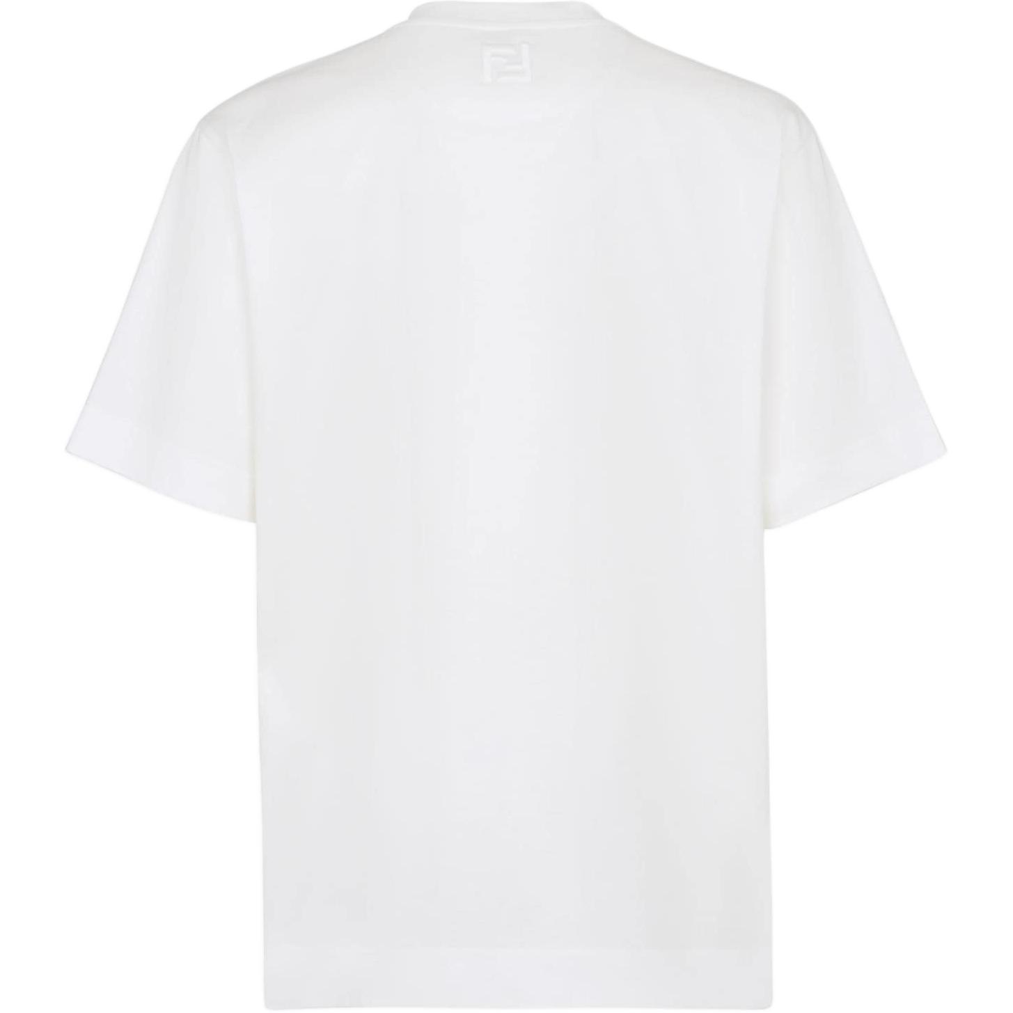 Kaos Pendek FENDI dengan Motif Gambar/Cetak, Cocok untuk Pria dan WanitaF-40