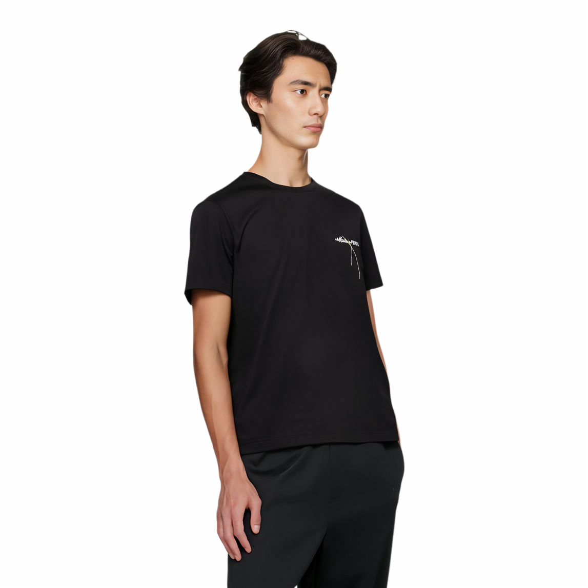 Kaos Pendek FENDI dengan Motif Gambar/Cetak, Cocok untuk Pria dan WanitaF-53