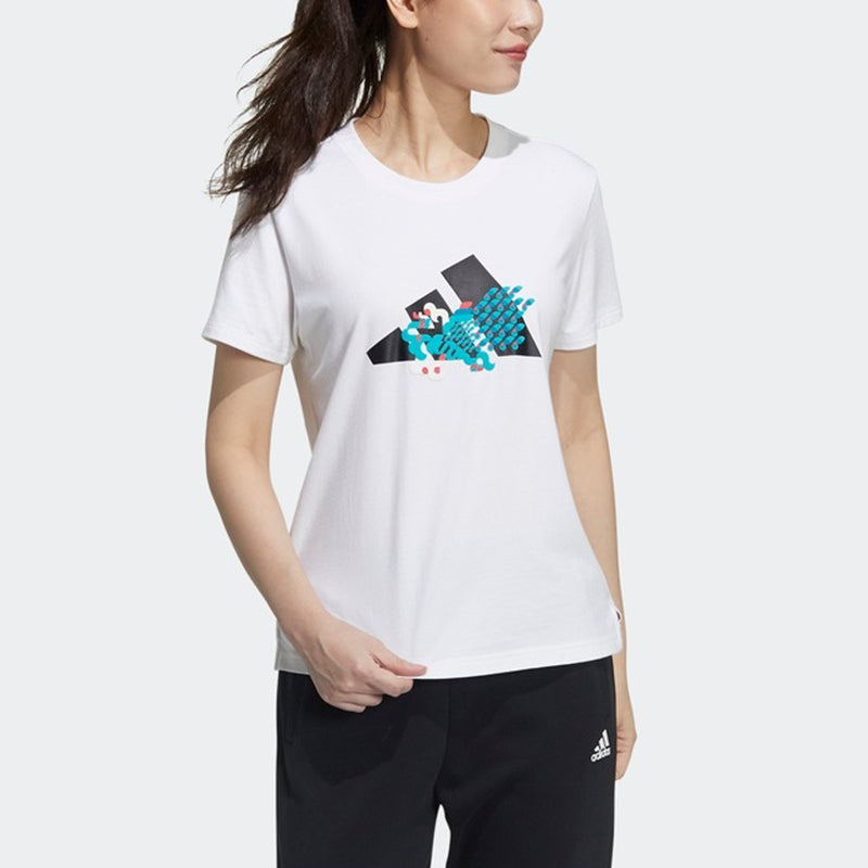 adidas Kaos Logo Seri Huruf, Unisex, COD '" AD-32