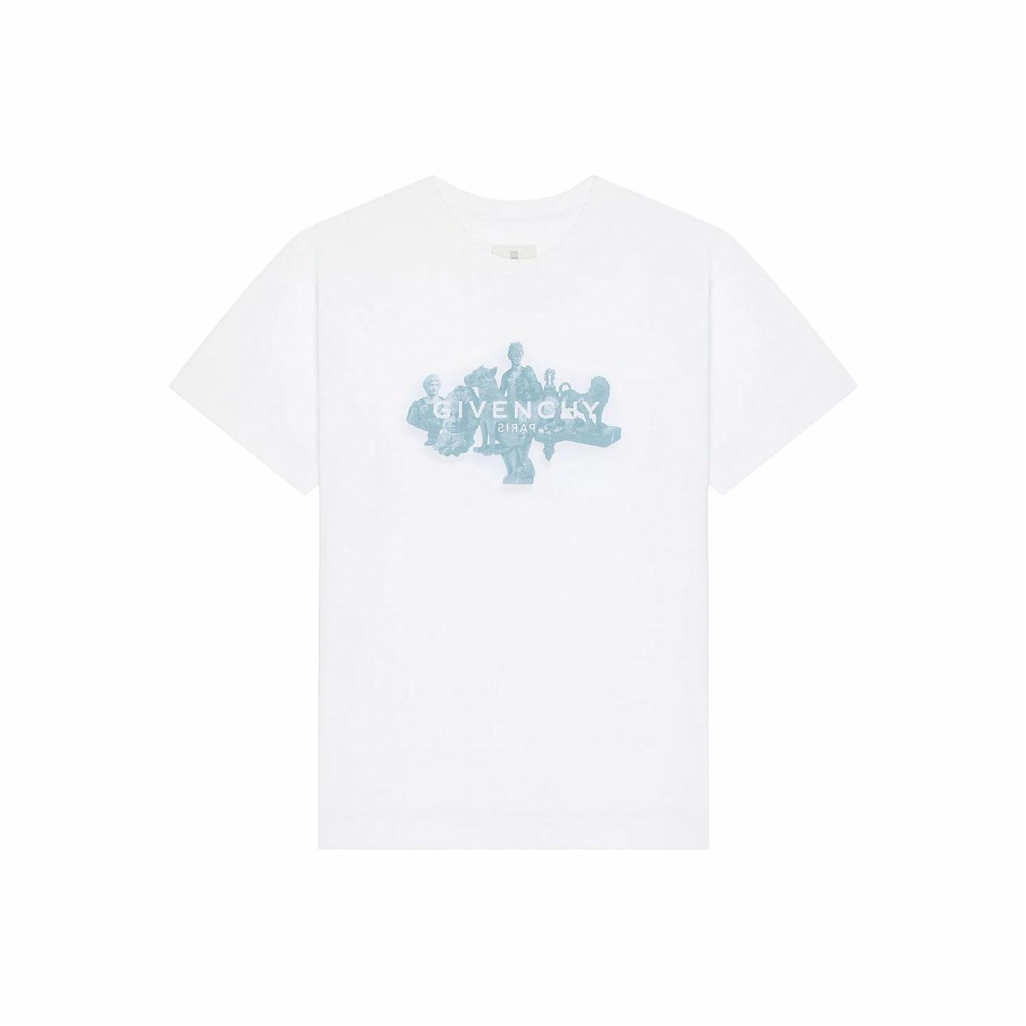 Kaos Givenchy Bermotif, Unisex -J-07