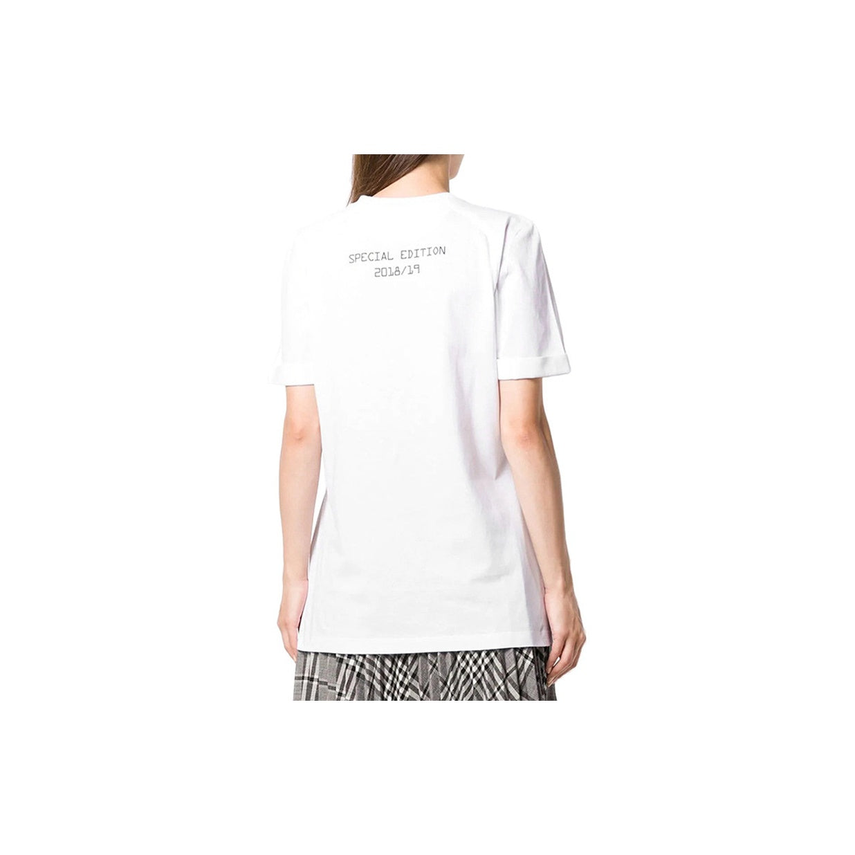 Kaos Pendek FENDI dengan Motif Gambar/Cetak, Cocok untuk Pria dan WanitaF-28