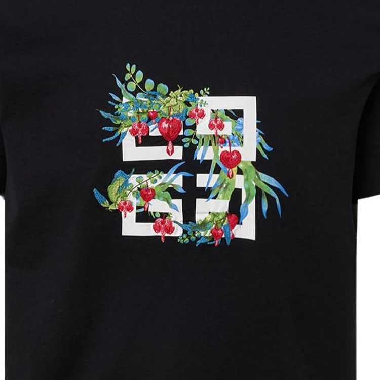 Kaos Givenchy Bermotif, Unisex -J-11