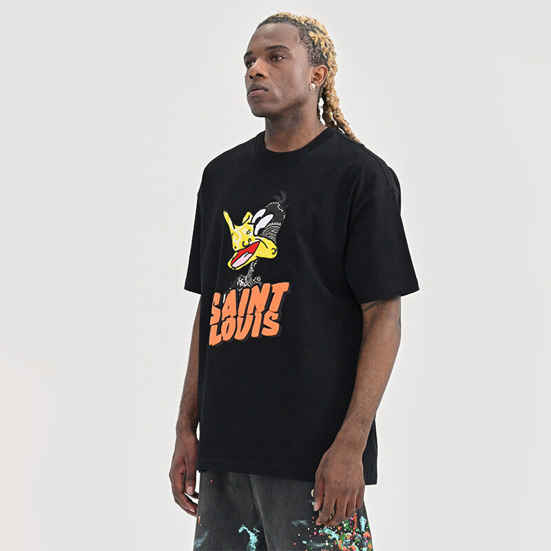 LV Kaos Logo Seri Huruf, Unisex, COD '-L-28