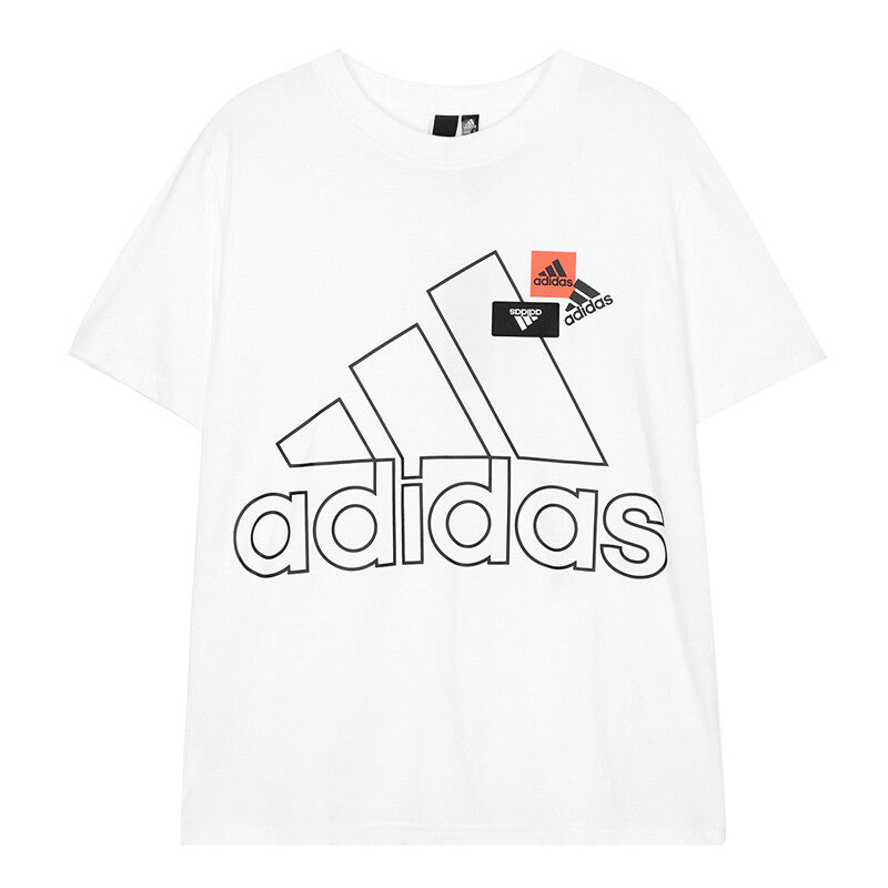 adidas Kaos Logo Seri Huruf, Unisex, COD '" AD-40