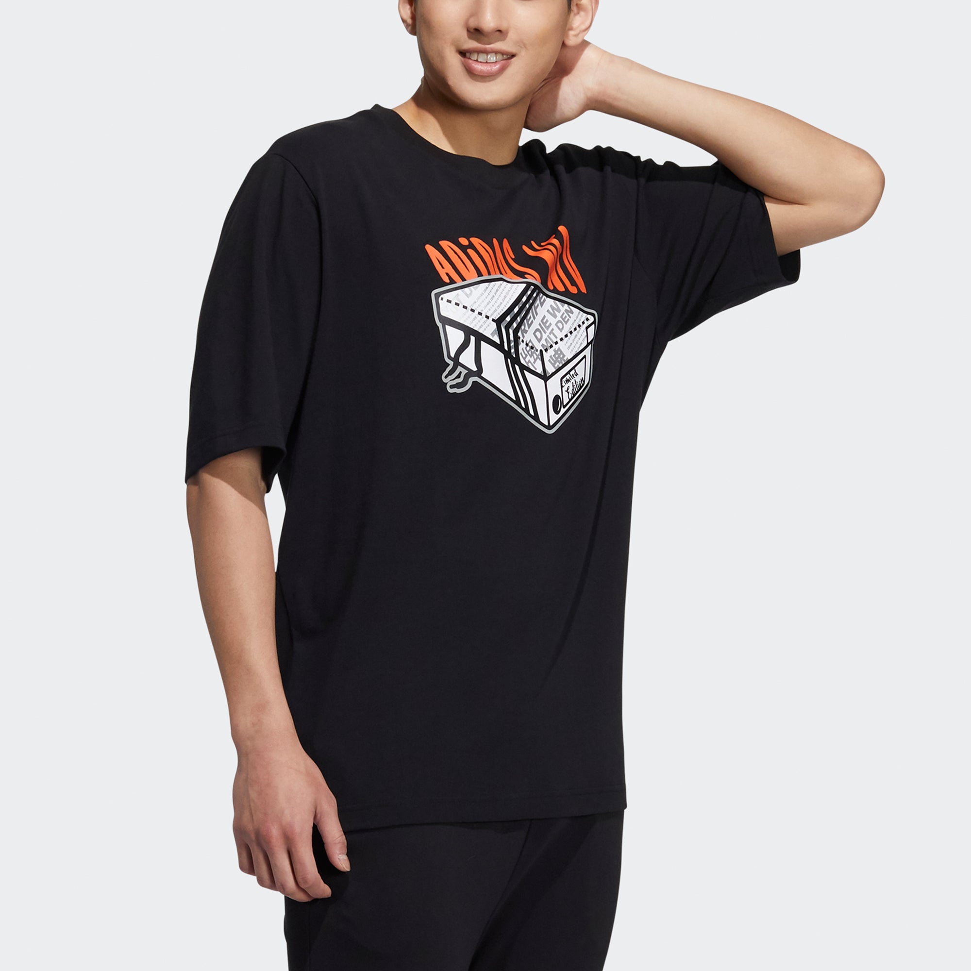 adidas Kaos Logo Seri Huruf, Unisex, COD '" AD-51